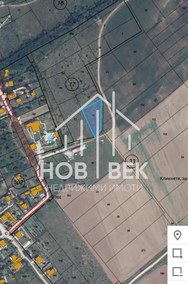 Продава парцел, с. близнаци, област варна