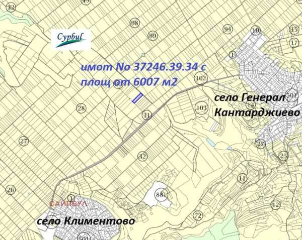 Продава земеделска земя, с. климентово, област варна