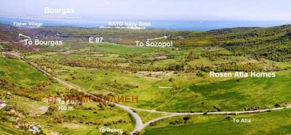 Продава парцел, с. росен, област бургас