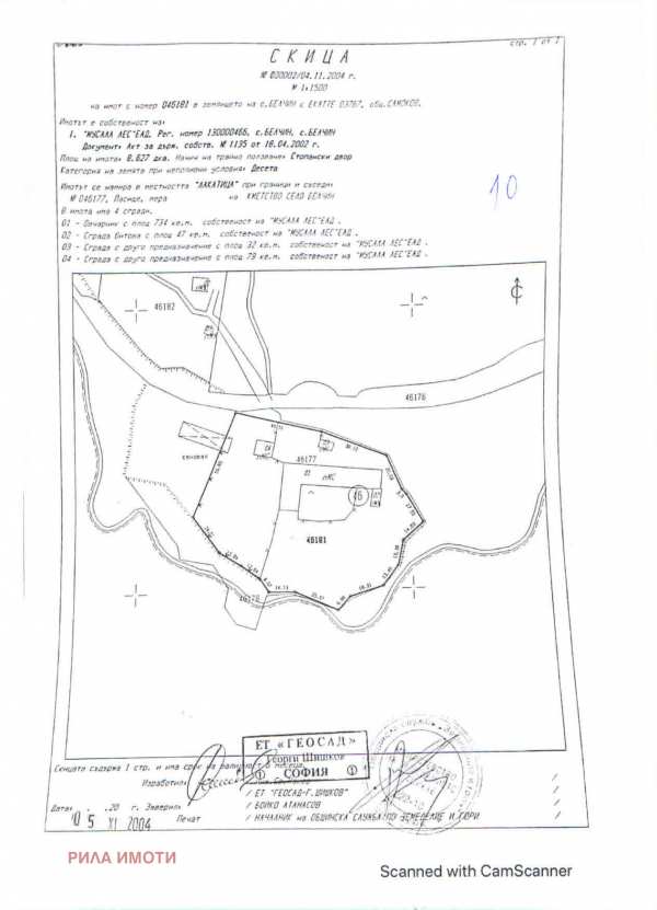 Продава парцел, с. белчин, област софия област