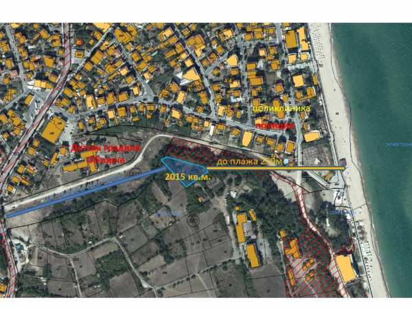 Продава парцел, гр. обзор, област бургас
