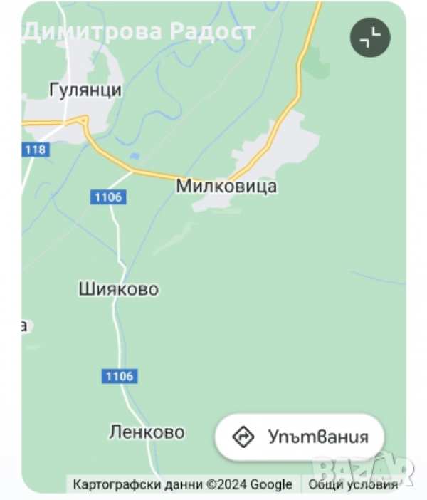 Парцел в регулация 600кв. с. милковица, обл. плевен център