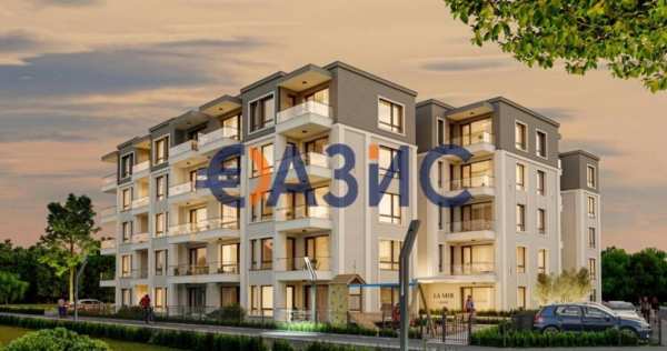 Апартамент с 1 спалня в новостроящата се сграда La Mer House, Равда, България, 52.41 кв.м, #34224518