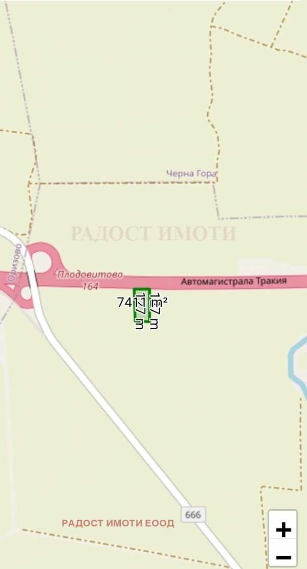 Продава земеделска земя, с. плодовитово, област стара загора