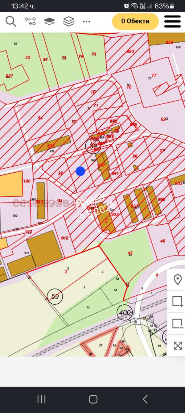 Продава парцел, гр. садово, област пловдив