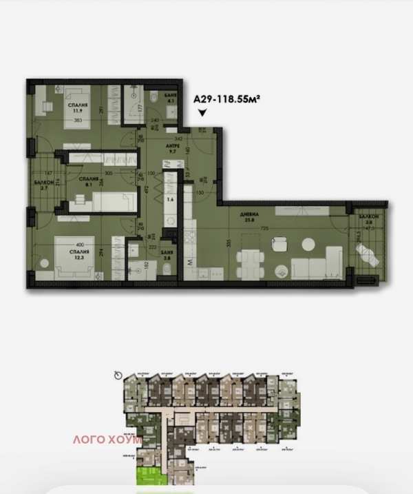 Продава 4-стаен, гр. варна, виница