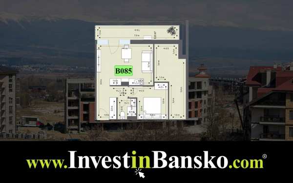 Продава 2-стаен, гр. банско, област благоевград
