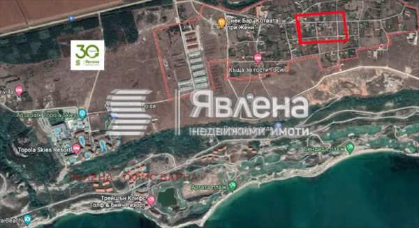 Продава парцел, с. божурец, област добрич