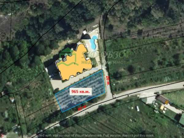Продава парцел, гр. обзор, област бургас