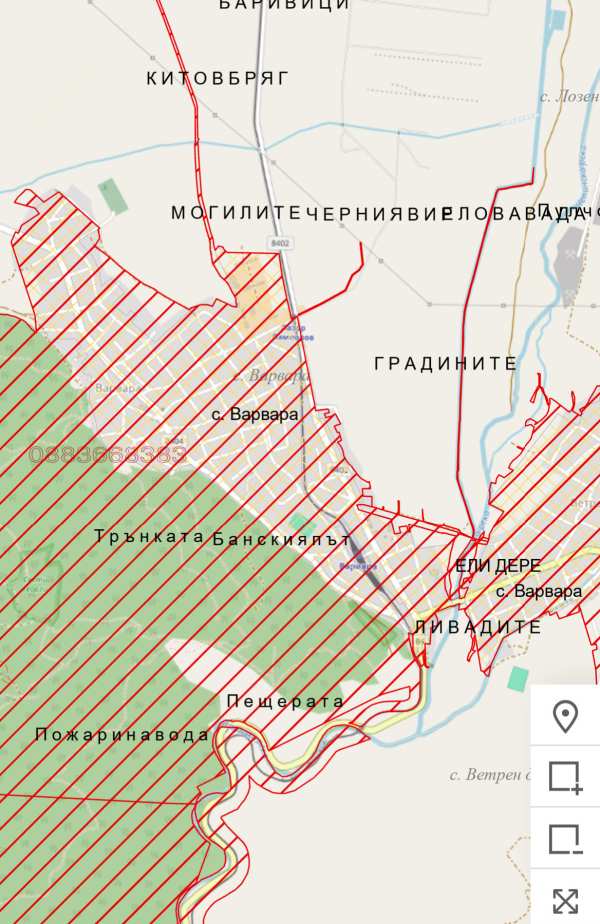 Продава парцел, с. варвара, област пазарджик