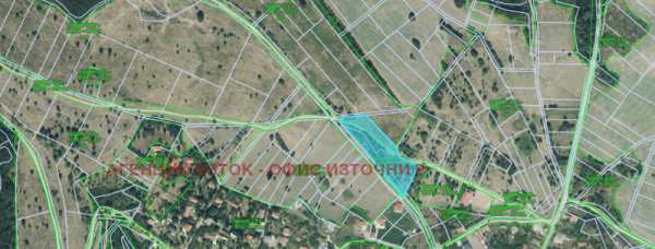 Продава парцел, с. пауново, област софия област
