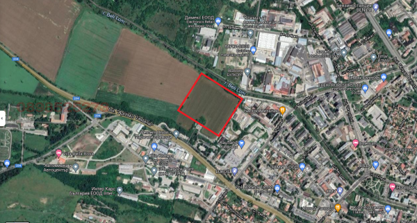 Продава парцел, гр. разград, промишлена зона - запад