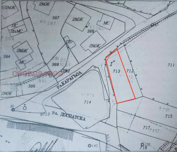 Продава парцел, гр. сърница, област пазарджик