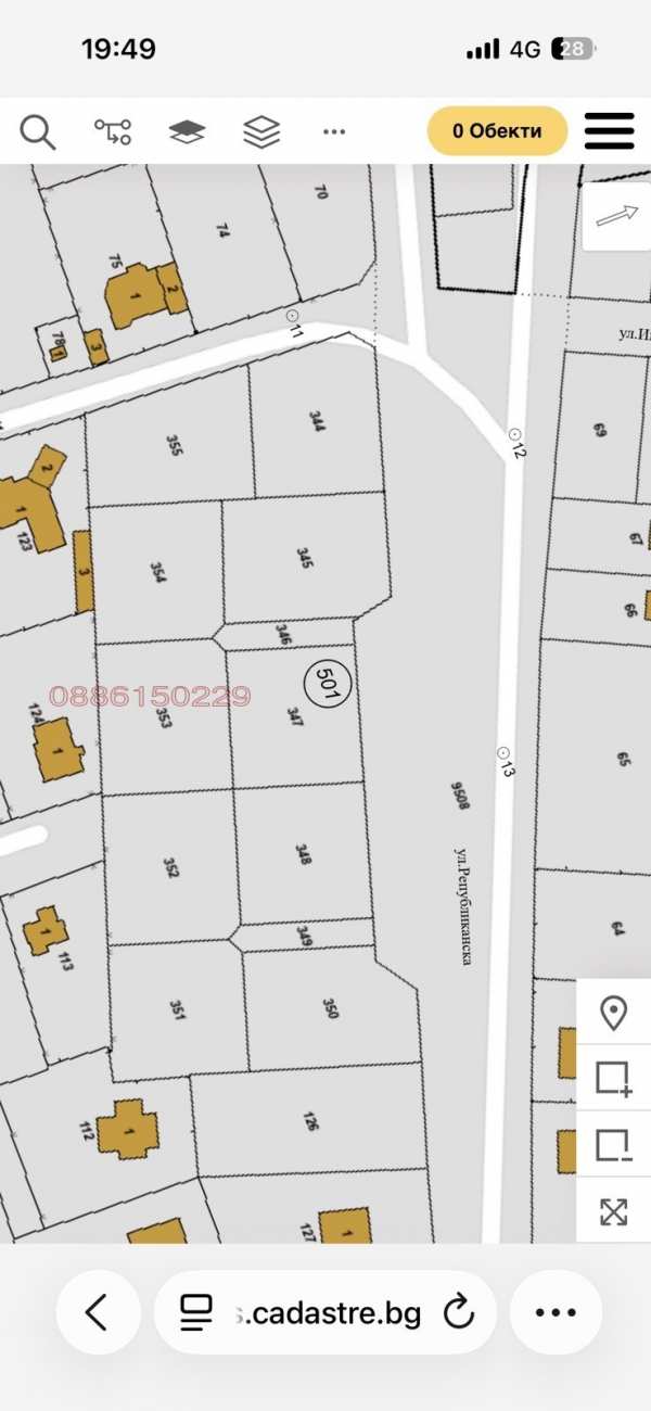 Продава парцел, с. велика, област бургас