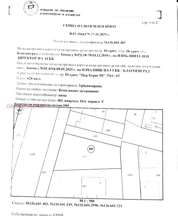 Продава парцел, гр. петрич, област благоевград