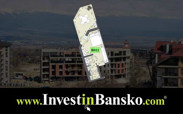 Продава 1-стаен, гр. банско, област благоевград