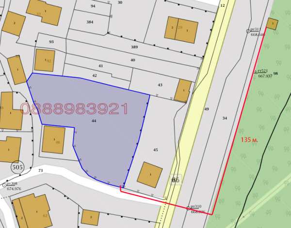 Продава парцел, гр. рудозем, област смолян