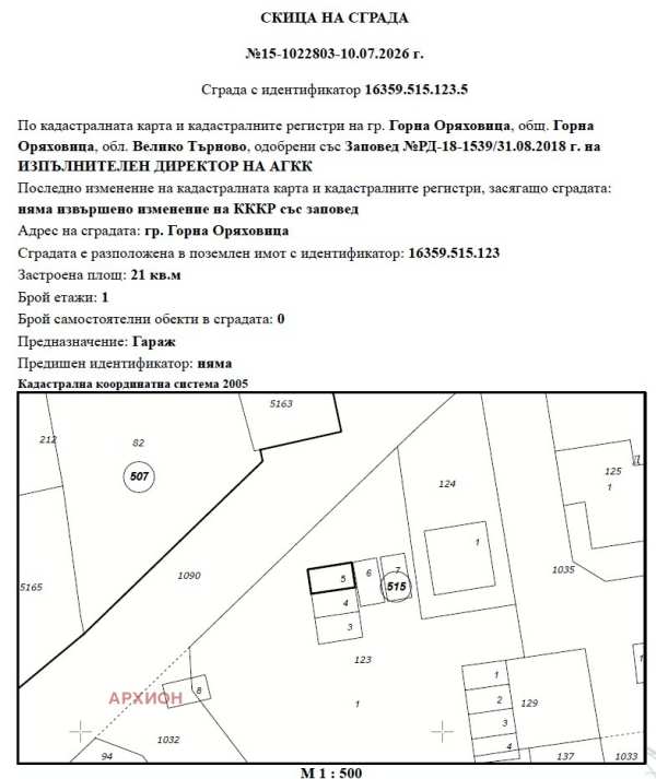 Продава гараж, паркомясто, гр. горна оряховица, област велико търново