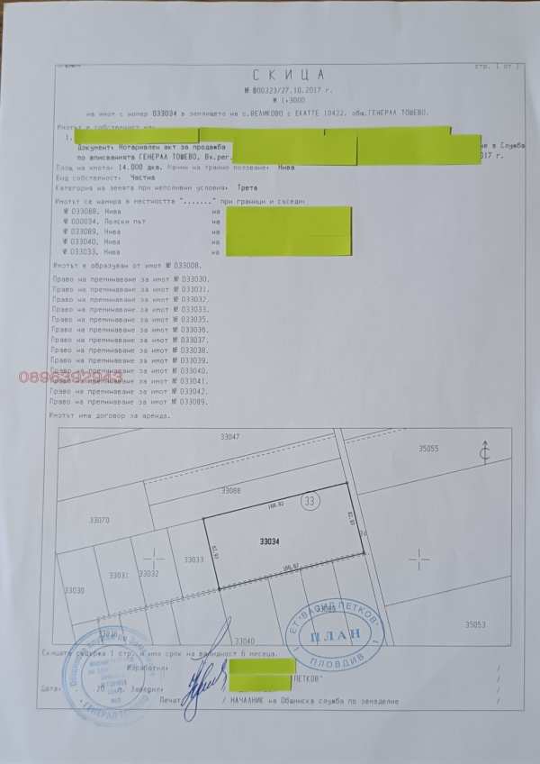 Продава земеделска земя, гр. генерал тошево, област добрич