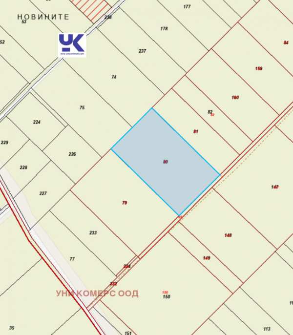 Продава парцел, гр. божурище, област софия област