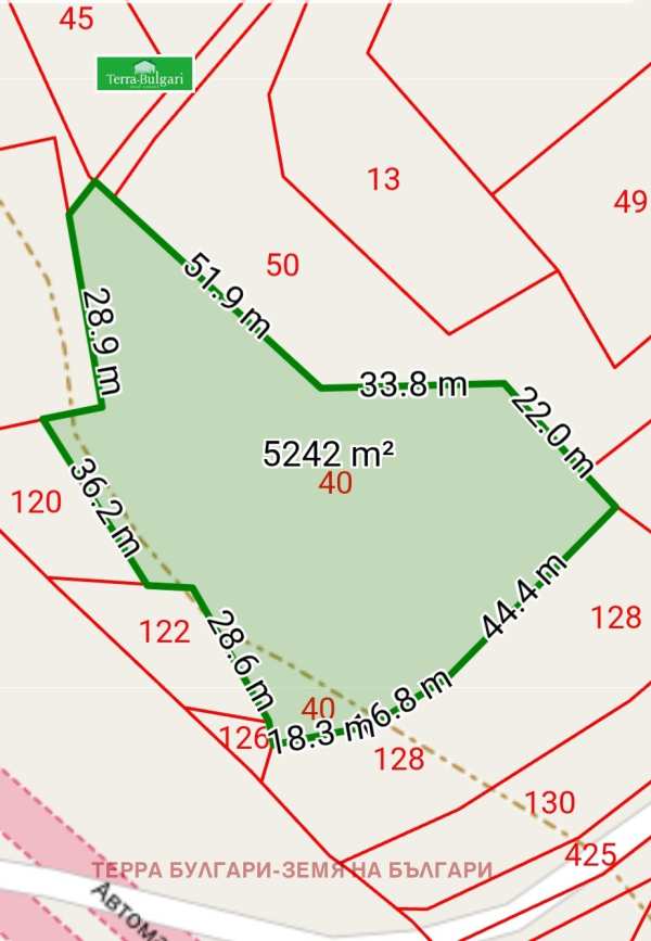 Продава парцел, с. големо бучино, област перник