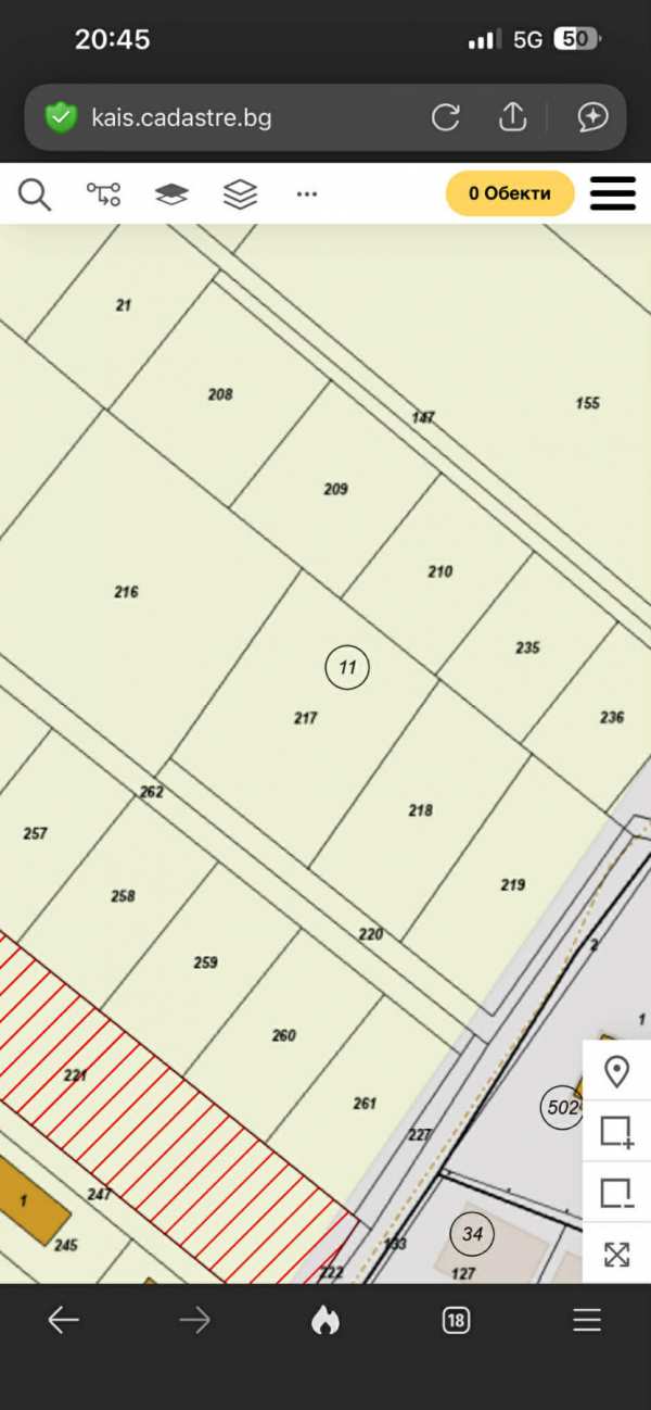 Продава парцел, гр. божурище, област софия област